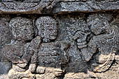 Candi Panataran - Main Temple. Krishnayana reliefs.
